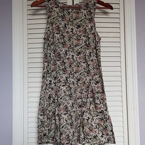 Floral olive AEO dress